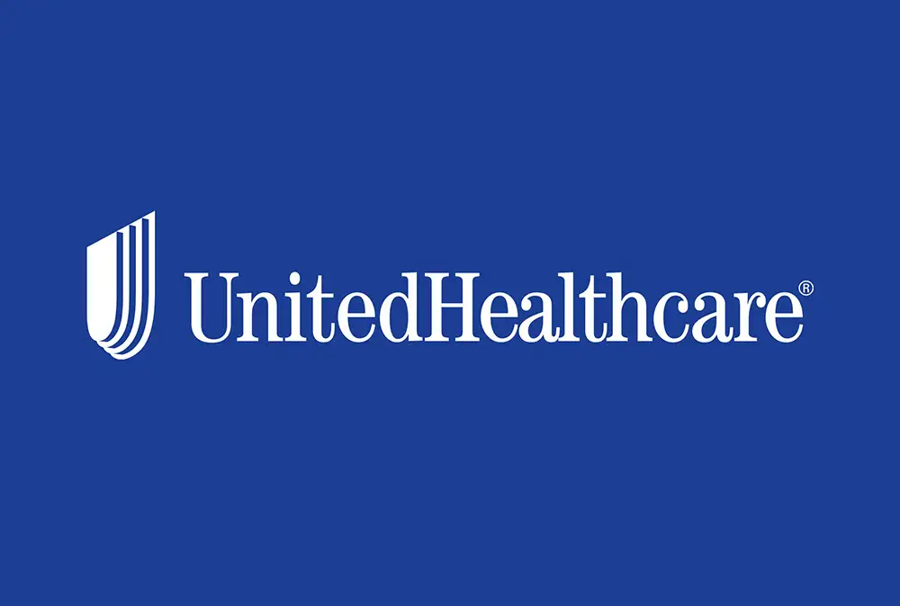 United Healthcare Logo on Blue Background